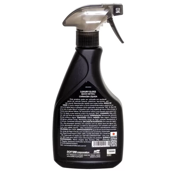 LUXURY GLOSS I 500ml I Cera Líquida (Quick Detail) - Imagem 2