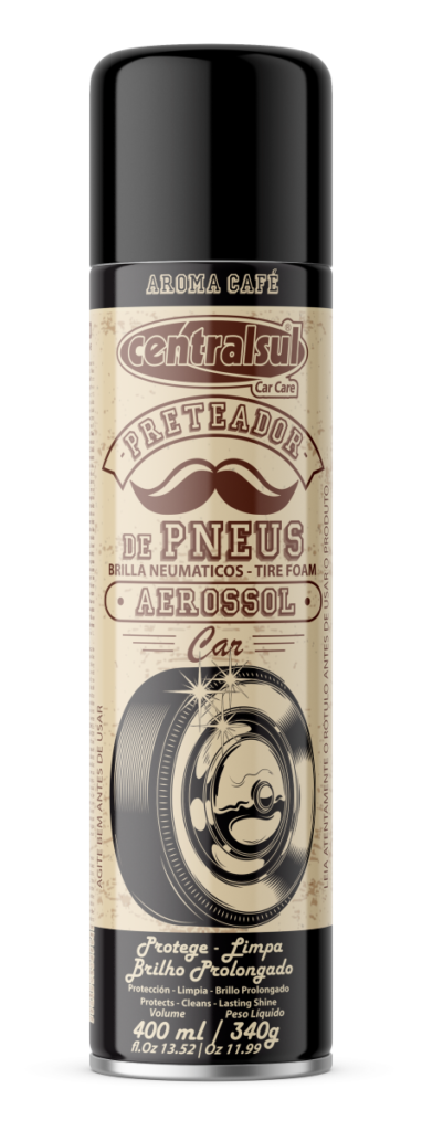 Preteador de Pneus Aerossol Men 400ml