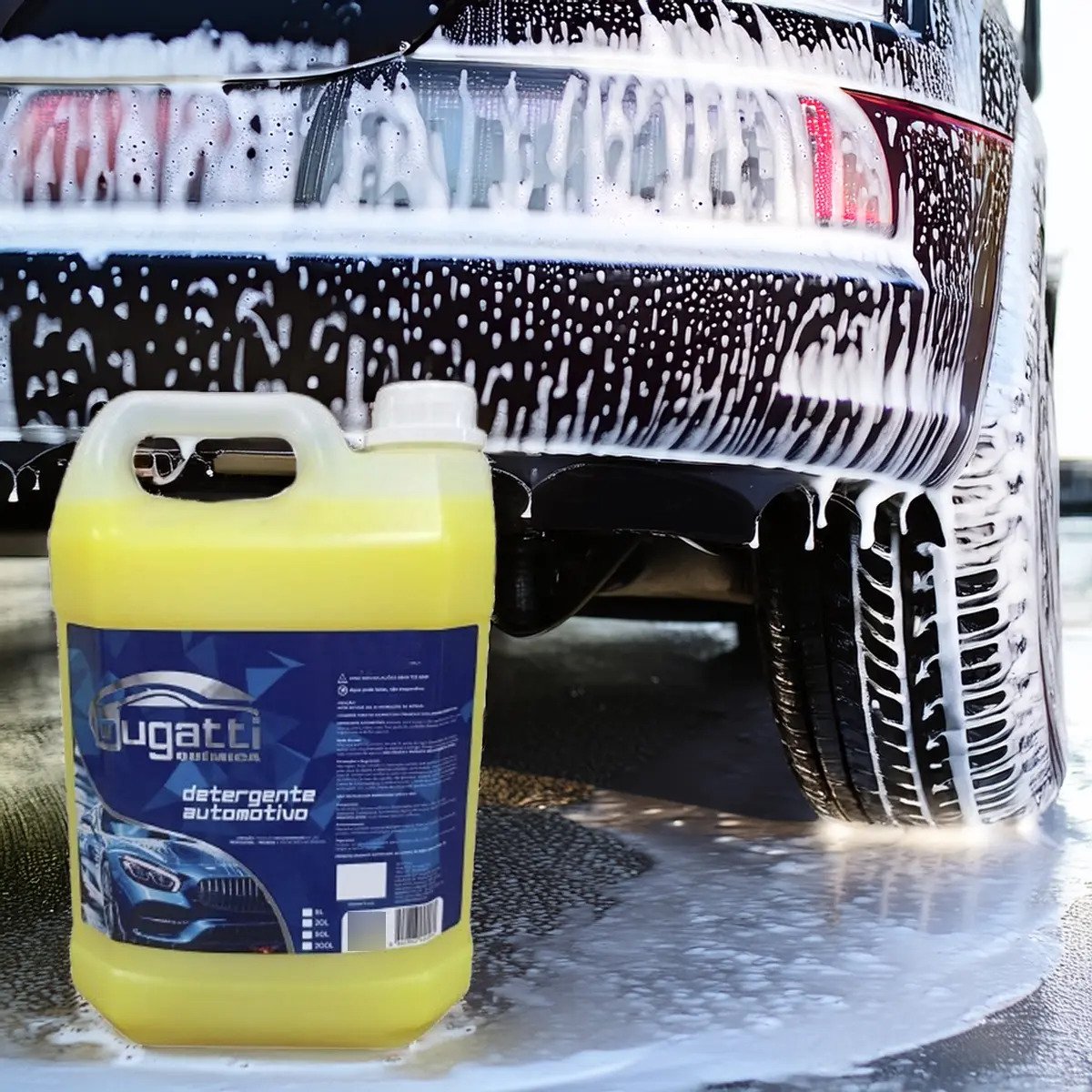 Shampoo Automotivo Bugatti 5L Limpeza o Para Carros - Imagem 2