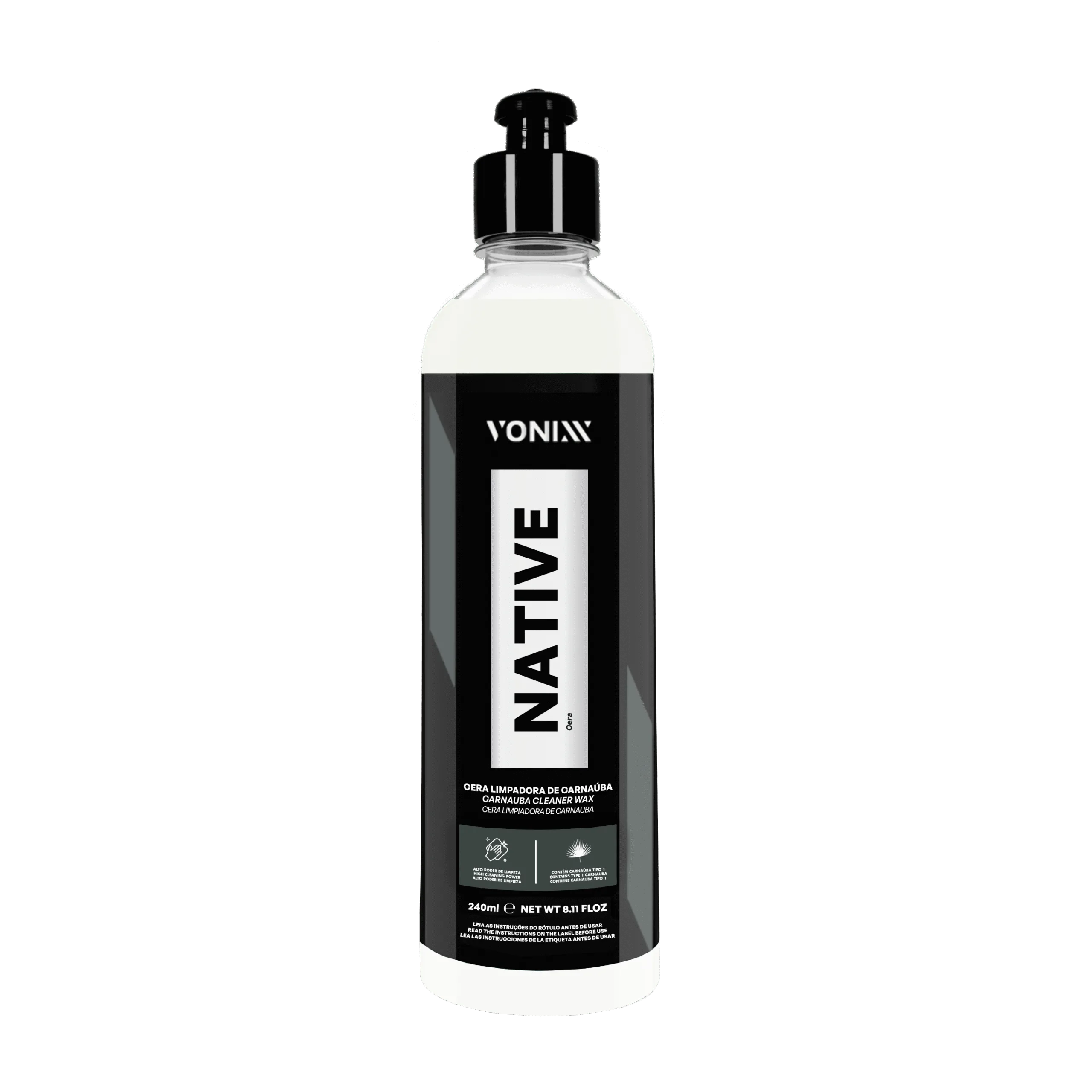 NATIVE BRAZILIAN CARNAÚBA CLEANER WAX 240ML