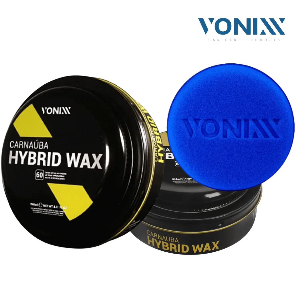 Carnaúba Hybrid Wax Vonixx Cera Automotiva Híbrida 240ml