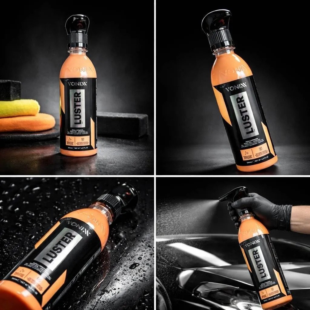 Luster 500ml Vonixx Cera Limpadora Proteção Brilho Pintura - Imagem 3