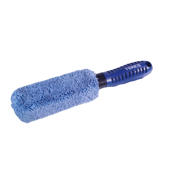 ESCOVA MICROFIBRA PARA LIMPEZA DE AROS 28CM x 4,5CM x 6CM
