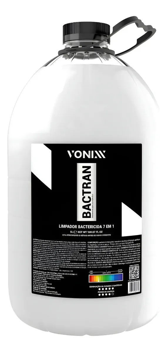 Bactran 5l Vonixx Limpa Estofados E Carpetes Automotivos