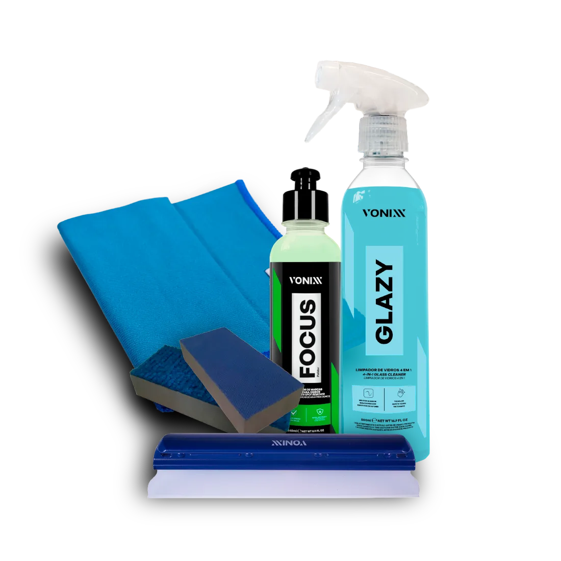 KIT REMOÇÃO DE MARCAS D’ÁGUA NOS VIDROS