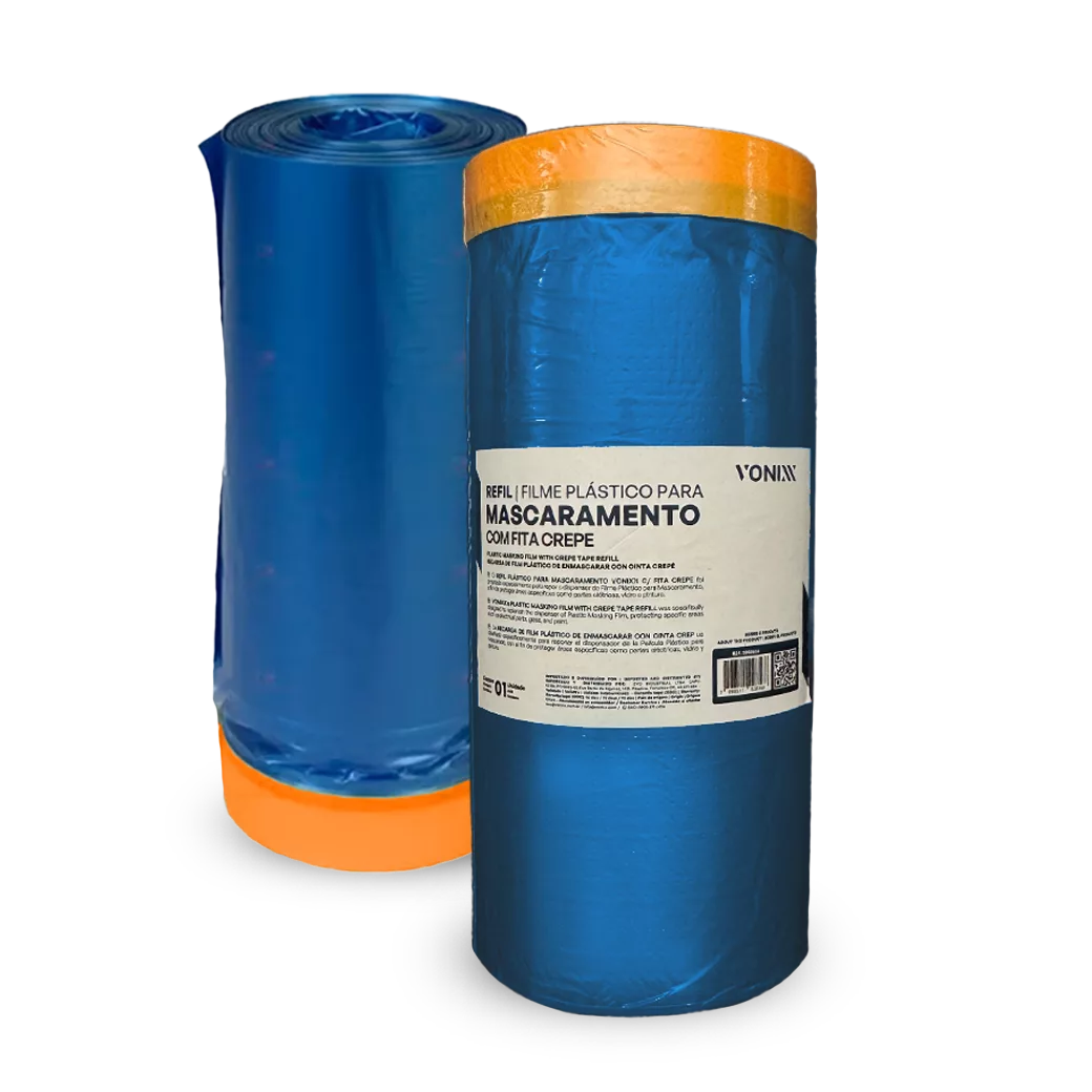 REFIL FILME PLÁSTICO PARA MASCARAMENTO 1.10 M X 25 M