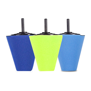 KIT COM 3 PEÇAS – BOINA DE POLIMENTO EM CONE
