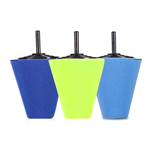 KIT COM 3 PEÇAS – BOINA DE POLIMENTO EM CONE