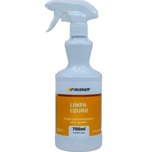 Limpa Couro 700ml Finisher Higiênizador de Couro Descontaminante Tira Manchas