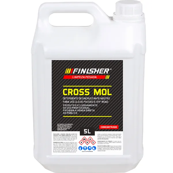 Cross Mol Shampoo Automotivo Limpeza Pesada Finisher 5L