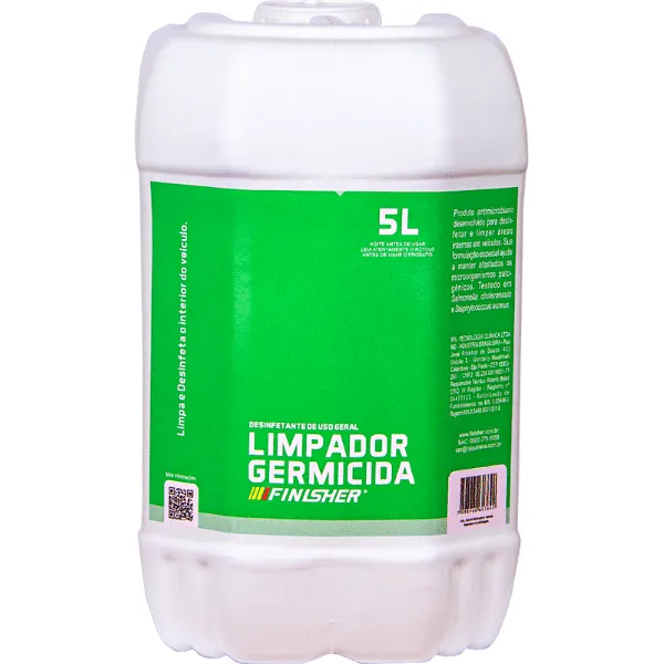 Limpador Germicida Limpa e Desinfeta Interior Finisher 5L