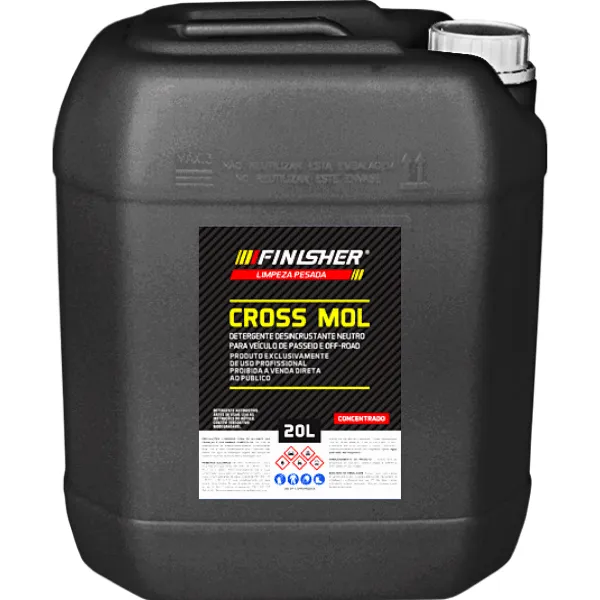 Cross Mol Shampoo Automotivo Limpeza Pesada Finisher 20L