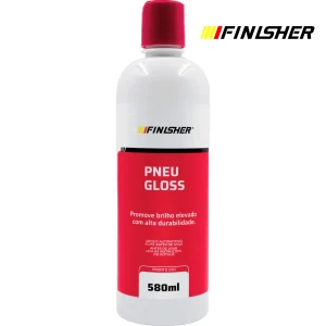 Pneu Gloss 580ml Finisher Pretinho Selante para Pneus Brilho Molhado