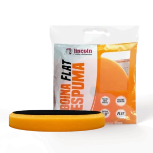 Boina SV de espuma 6" FLAT - Corte leve/refino - Laranja​