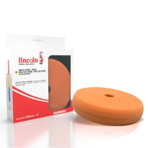Boina Dupla Face Espuma 6'' PARA CORTE LEVE E REFINO LARANJA