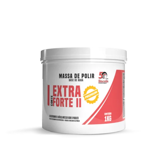 MASSA EXTRA FORTE II - NIVELADOR DE SUPERFÍCIE NA ETAPA DE CORTE E REFINO (1kg)