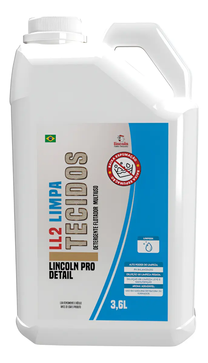 LL2 Limpa Tecidos - Detergente Flotador Multiuso 3,6L