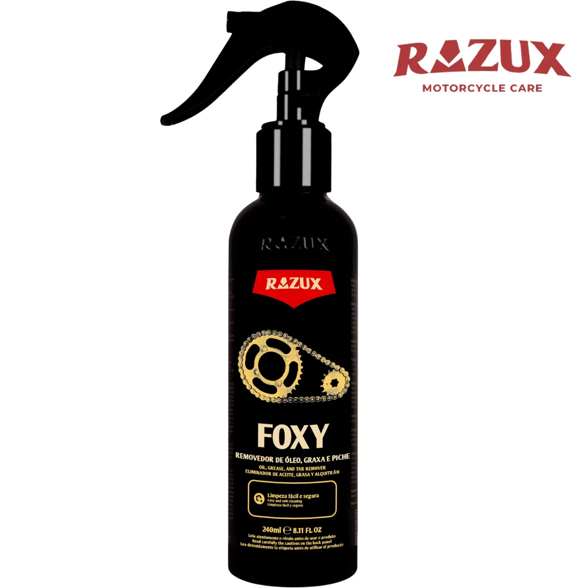 Foxy Razux Removedor de Óleo Graxa e Piche 240ml