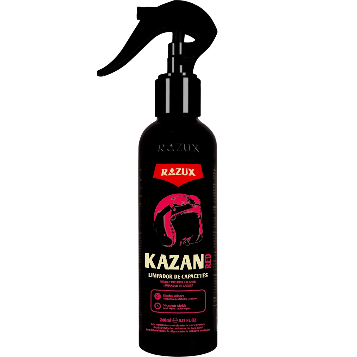 Kazan Red Razux Limpador de Capacete 240ml