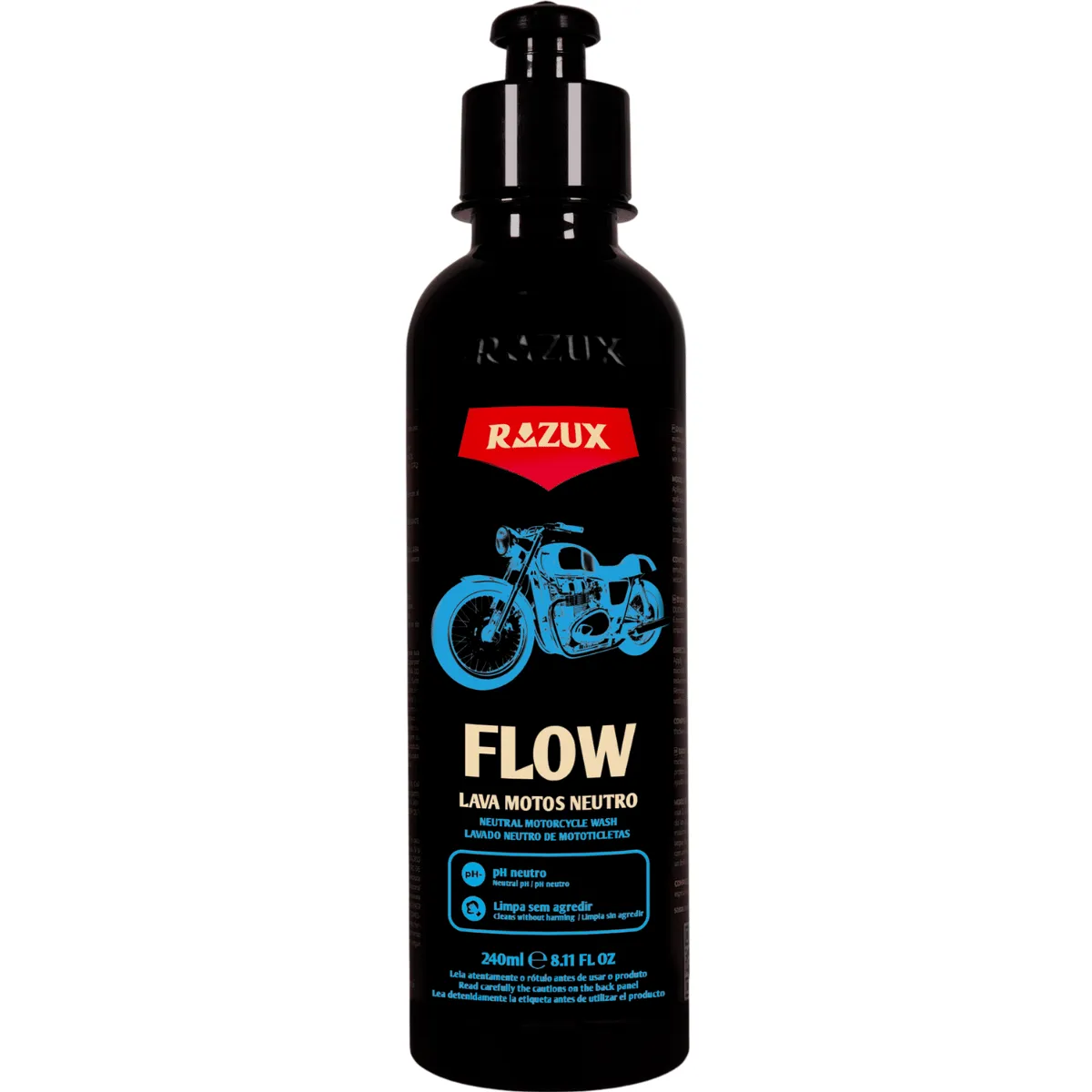 Flow Razux Shampoo Lava Motos Neutro 240ml