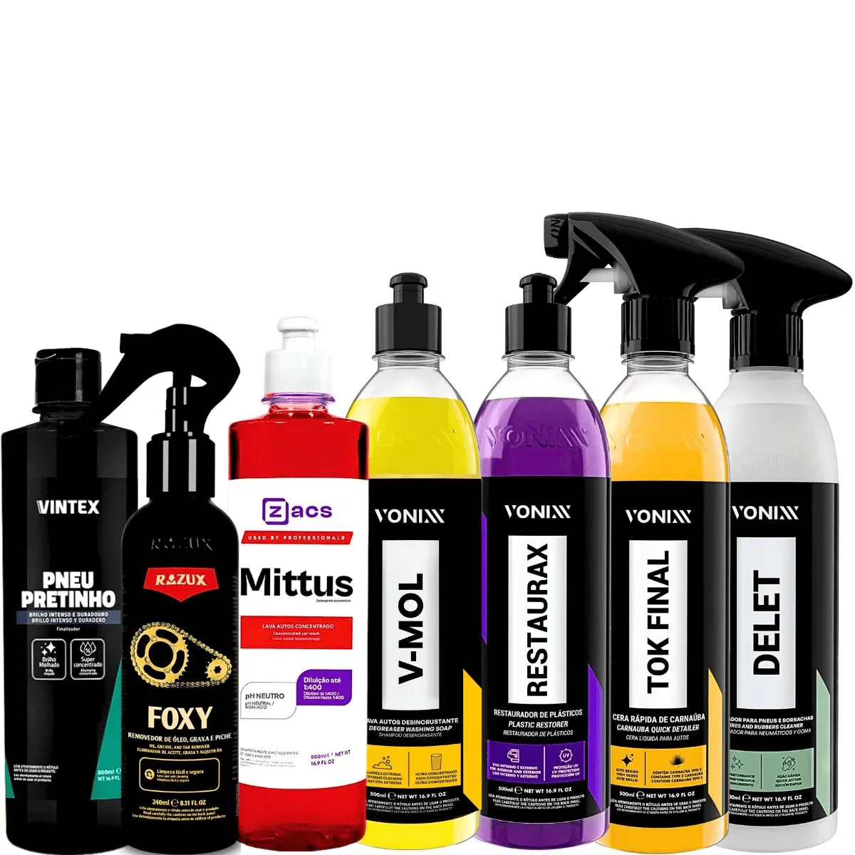 Kit Motoboy Lavagem Completa Detalhada