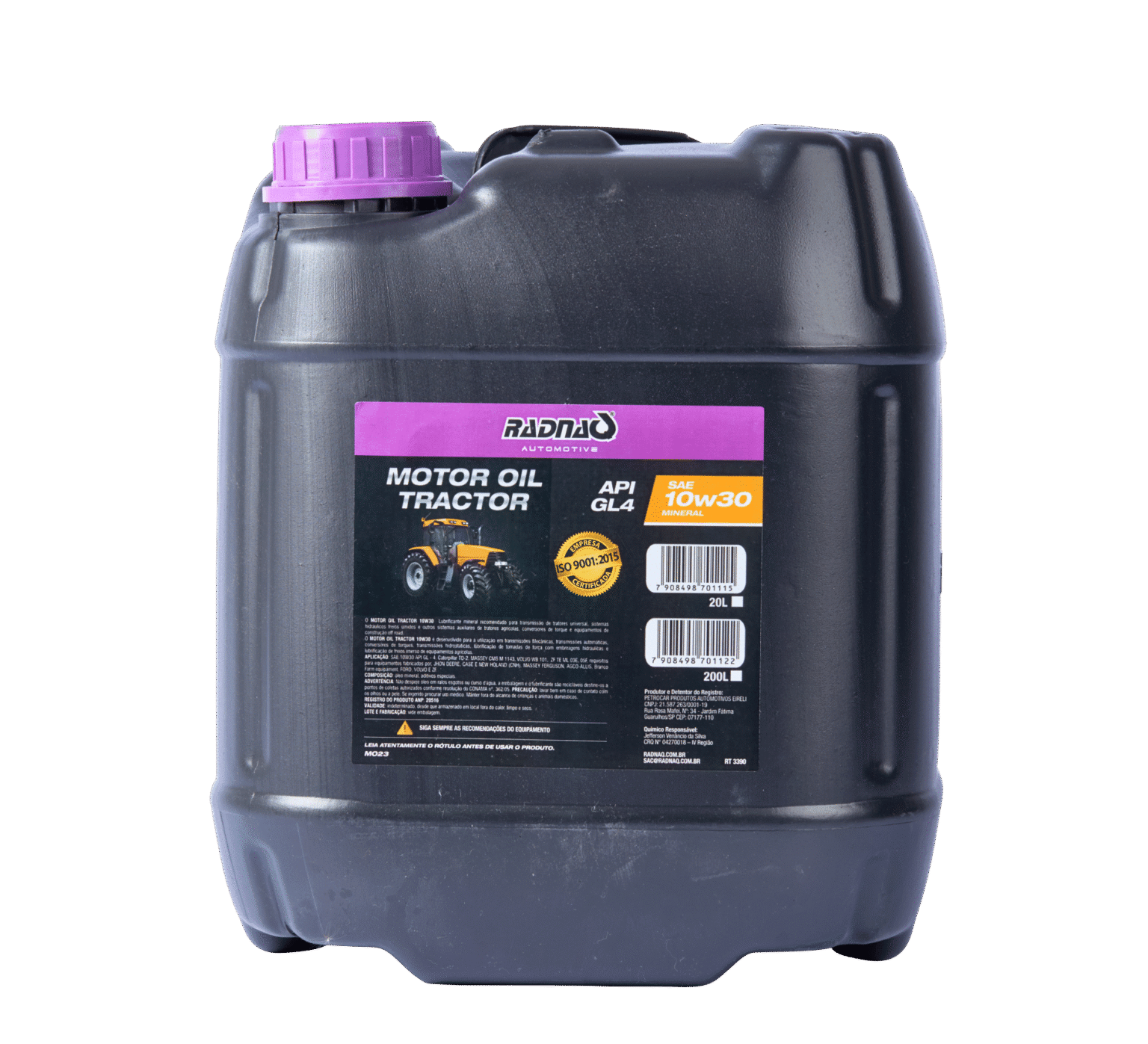 MOTOR OIL 10W30 TRACKTOR 20L