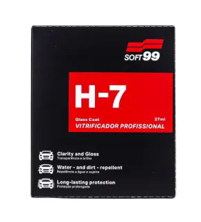 Glass Coat H7 Vitrificador De Pintura Profissional 27ml Soft