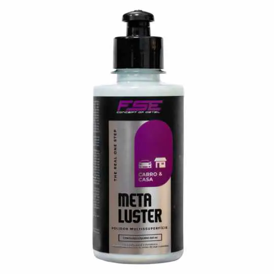 META LUSTER | 220ml | CARRO & CASA | COMPOSTO POLIDOR MULTIUSO