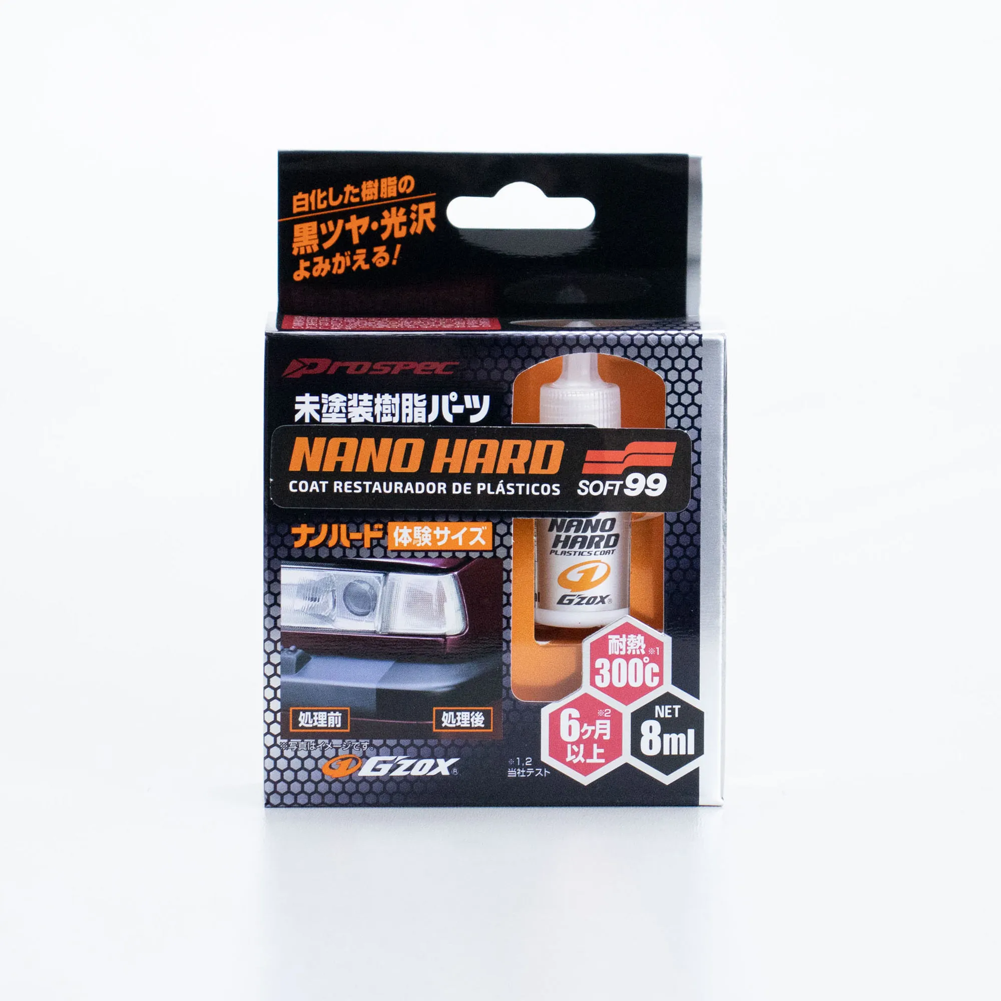 NANO HARD | COAT RESTAURADOR E PROTETOR DE PLÁSTICOS 8ml