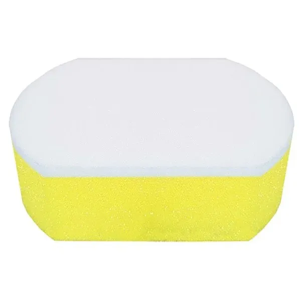 Esponja aplicadora amarela Soft99 Authentic Premium para enceramento automotivo