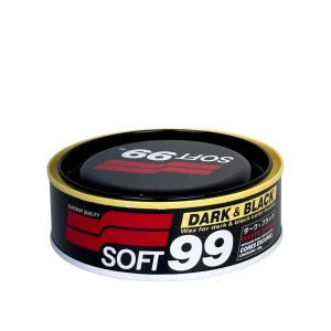 Lata da Cera Soft99 Dark & Black 100g para carros pretos e cores escuras