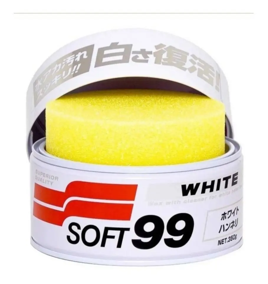 Cera White Cleaner Soft99 - Limpante para Carros Brancos